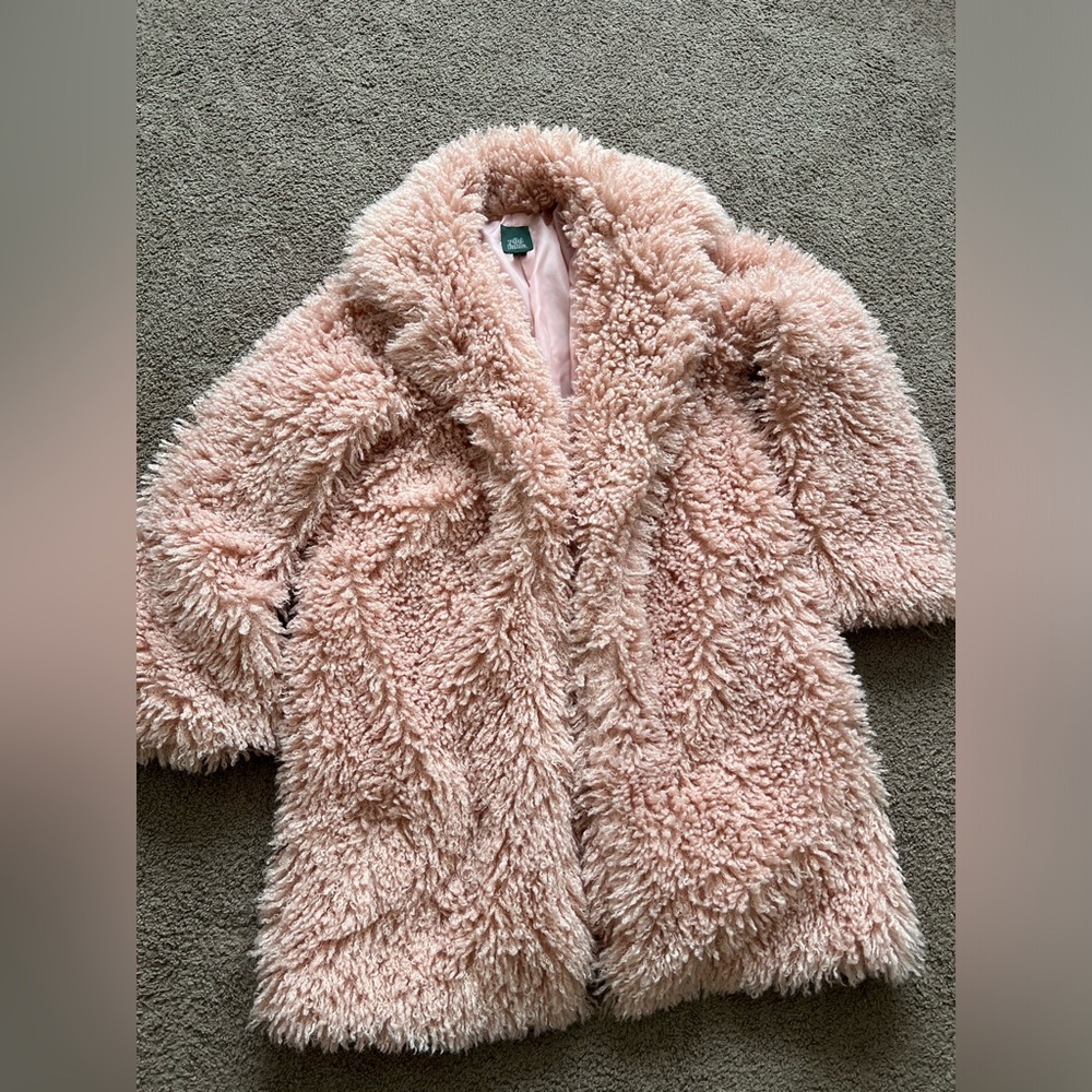 Wild Fable Cozy Pink Faux Shearling Coat. READ DESCRIPTION